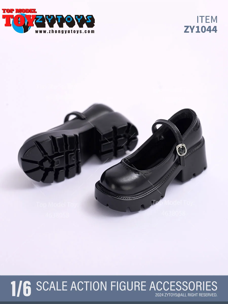 ZYTOYS ZY1044 ZY1039 1/6 School Meisje Zwart Lederen Schoenen JK Uniform Vrouwelijke Schoenen Model Fit 12 ''Soldaat Action Figure body Doll