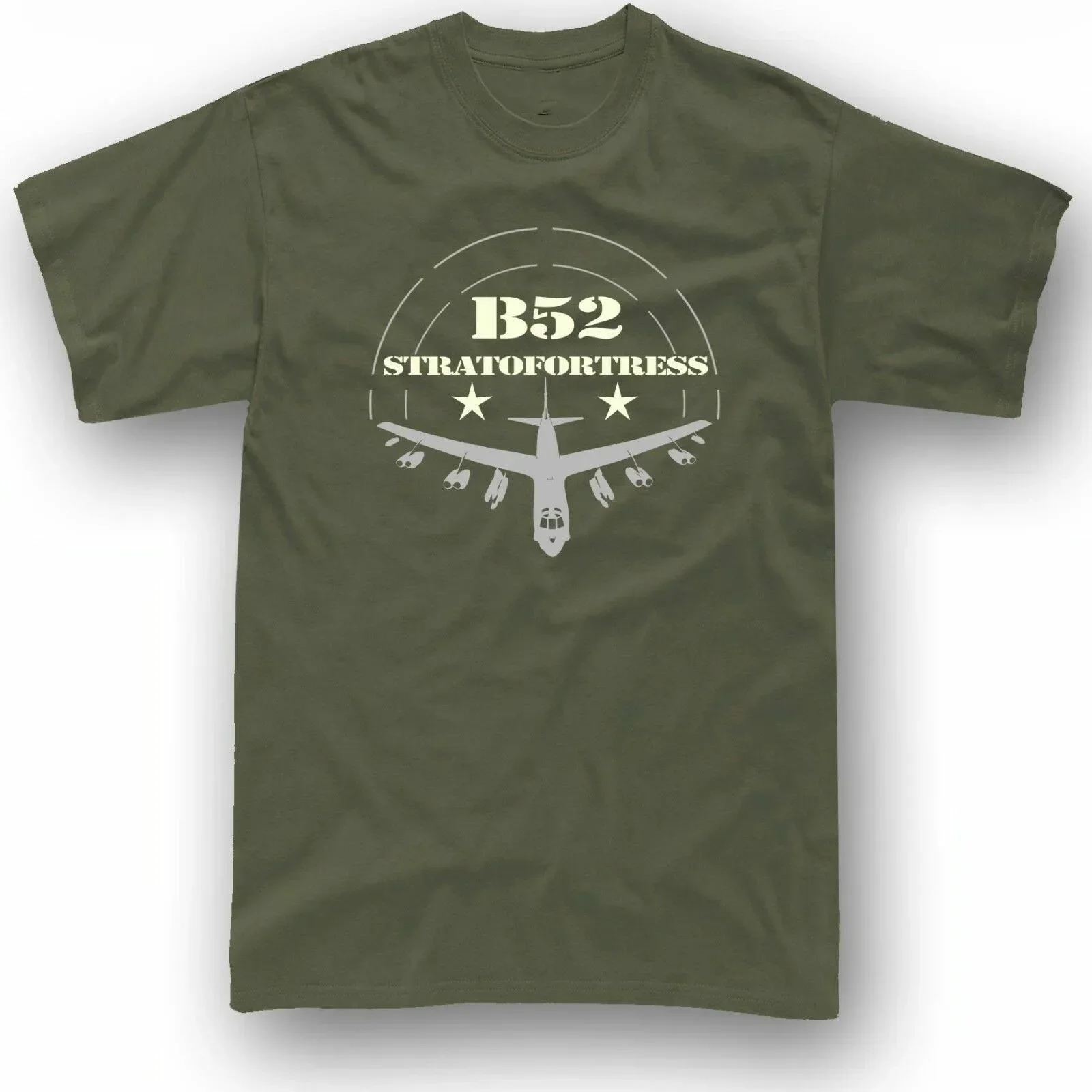 B-52 Stratofortress Bomber T-Shirt 100% Cotton O-Neck Short Sleeve Casual Mens T-shirt Size S-3XL
