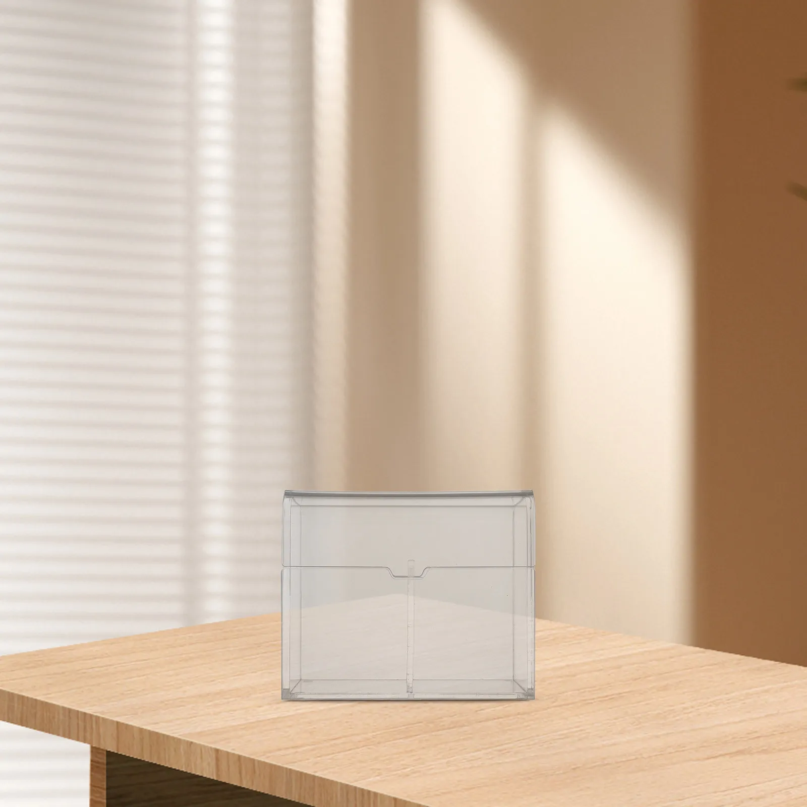 Acrylic Transparent Story Card Storage Box – Large Capacity Learning & Display Organizer