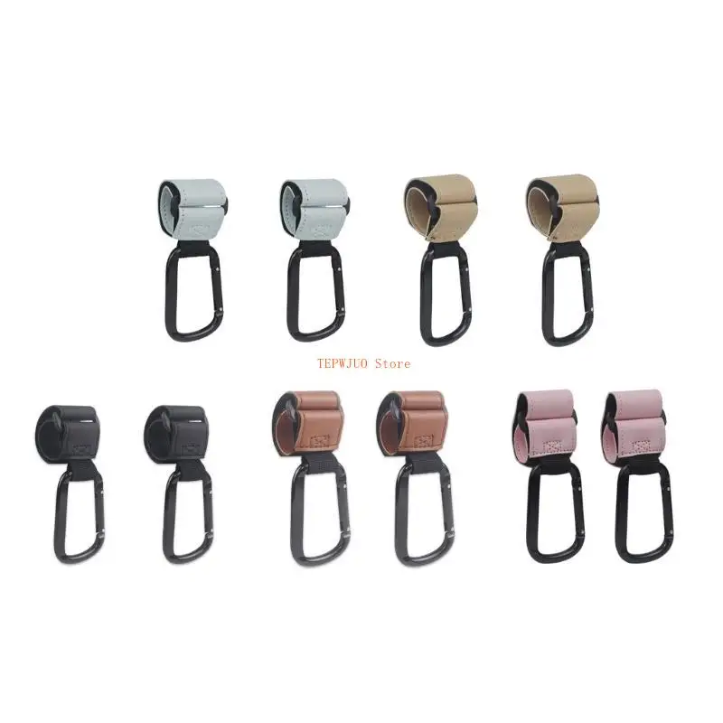 U50F Kereta Dorong untuk Tas Gantung Tas Belanja Klip Gantung Tahan Lama Campuran Universal untuk