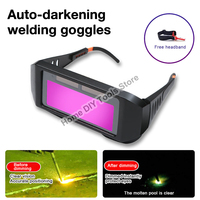 Automatic Dimming Welding Glasses Light Change Auto Darkening Anti- Eyes Shield Goggle for Welding Masks EyeGlasses Accessories