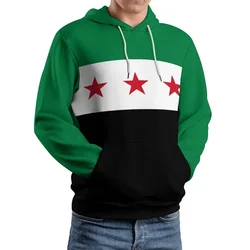 Unisex Autumn 3D Hoodie Syria Flag Men Women Polyester Harajuku Sweatshirt Pullover Hoodies Casual Dropshiping Custom