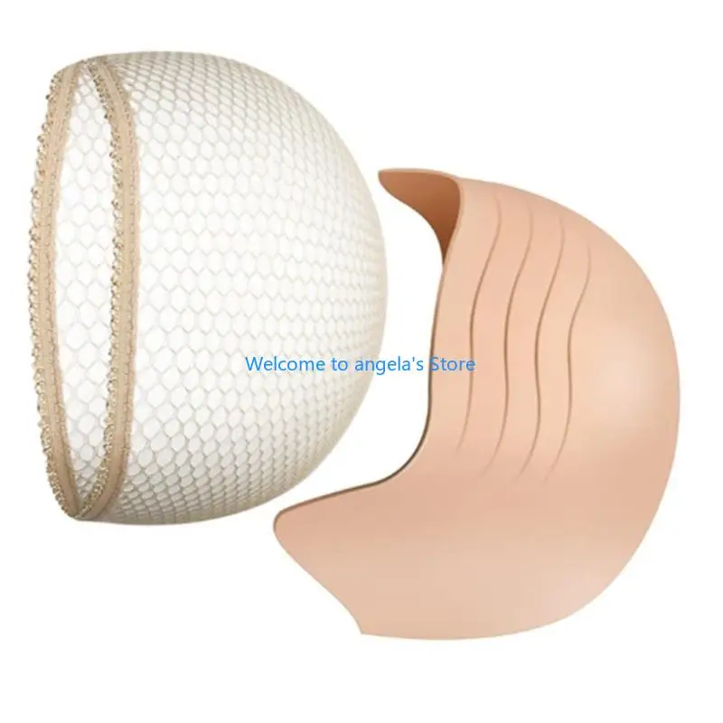 X4YC Latex Bald Caps Fake Head Skin Costume Accessories Bald Hat For Adults Kids