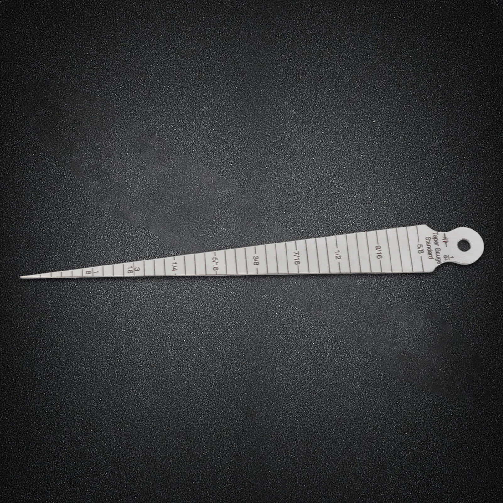 1-15mm Stainless Taper Gauge Aperture Scale  Feeler Hole Metric/Imperial Measure Aperture Scale Stainless Steel Taper Gauge