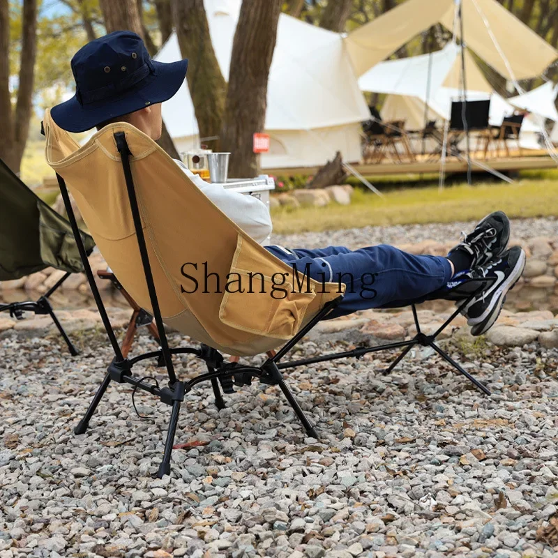 

CLL camping tray folding foot support half lying pedal folding chair light carry