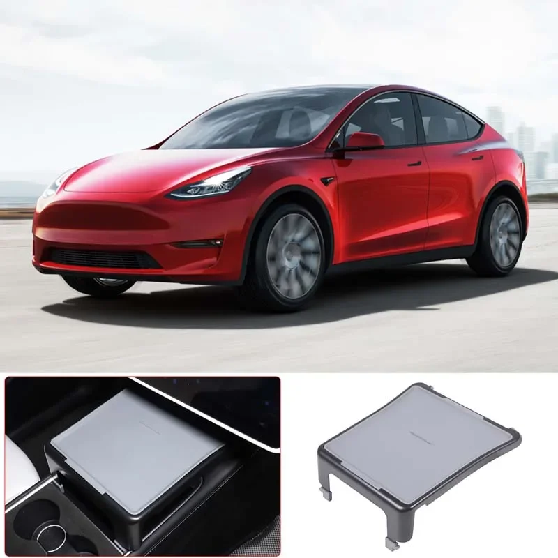 For Tesla Model 3/Y Car Styling Car Central Control Portable Dinner Plate Small Table Car Interior Modification Accessories