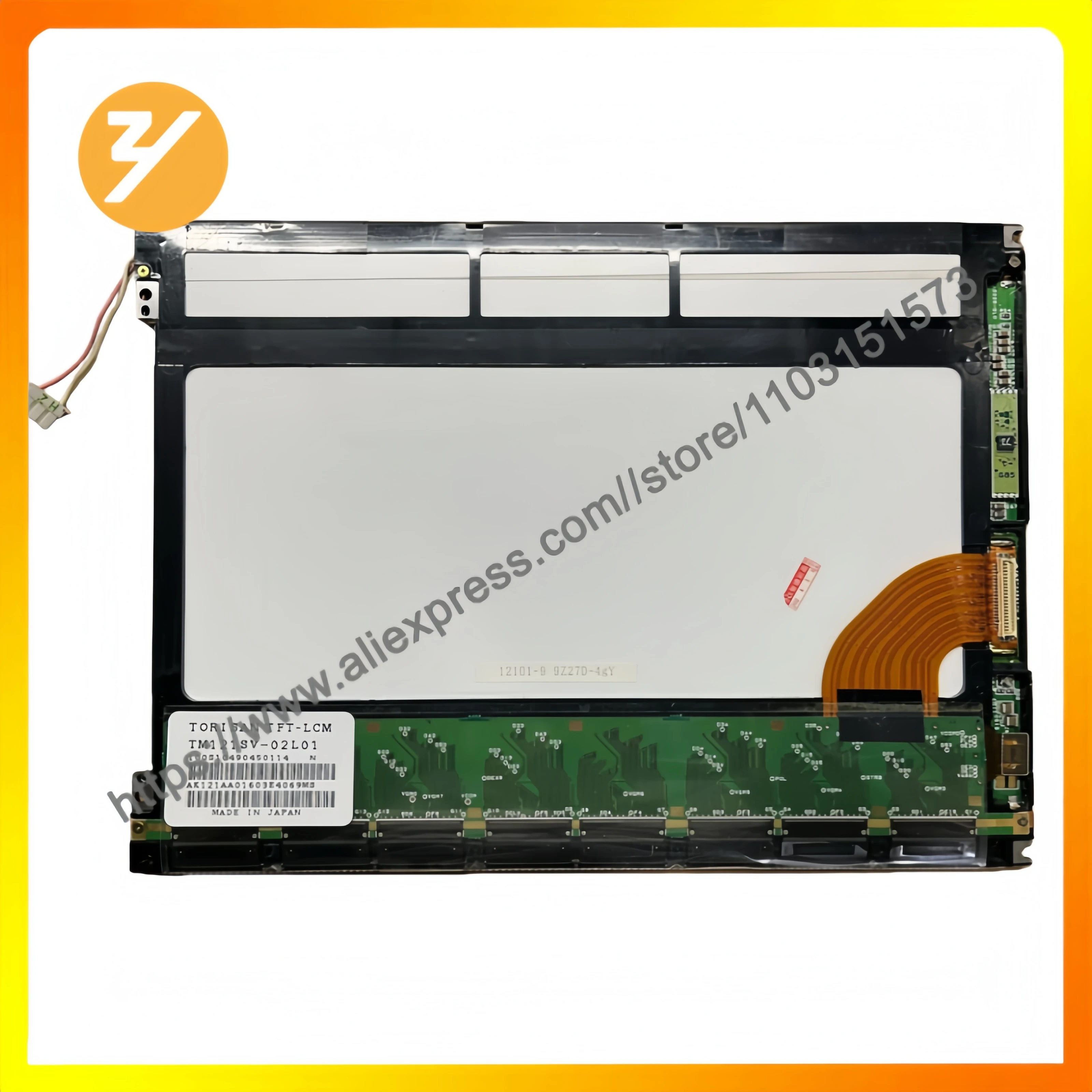 

In Stock TM121SV-02L01 TM121SV-02L01D New 12.1" 800*600 TFT-LCD Screen Panel Test ok before shipping Zhiyan supply