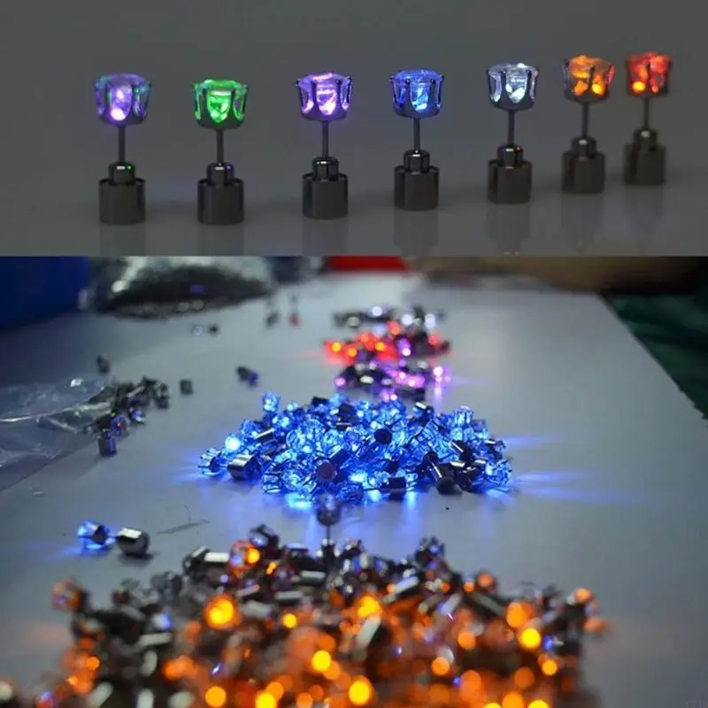  Flashing Earring Ear Jewelry Glowing for Bar Dancer Stage Performances
