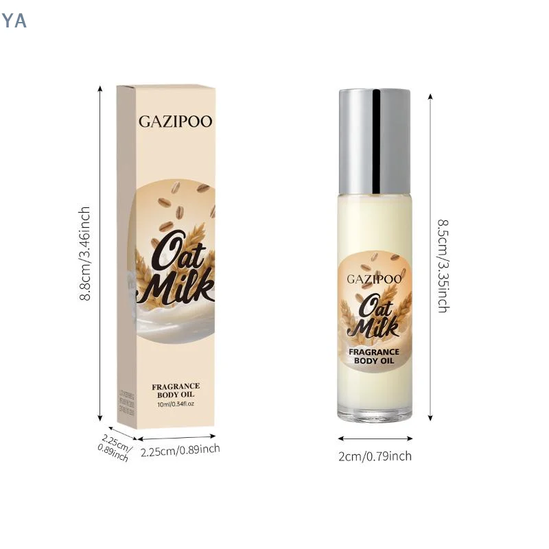 

[Y]10ml Oat Milk Roll-On Fragrance Oil Long Lasting Women's Fragrance Body Oil Portable Mini Fragrance For Daily Use