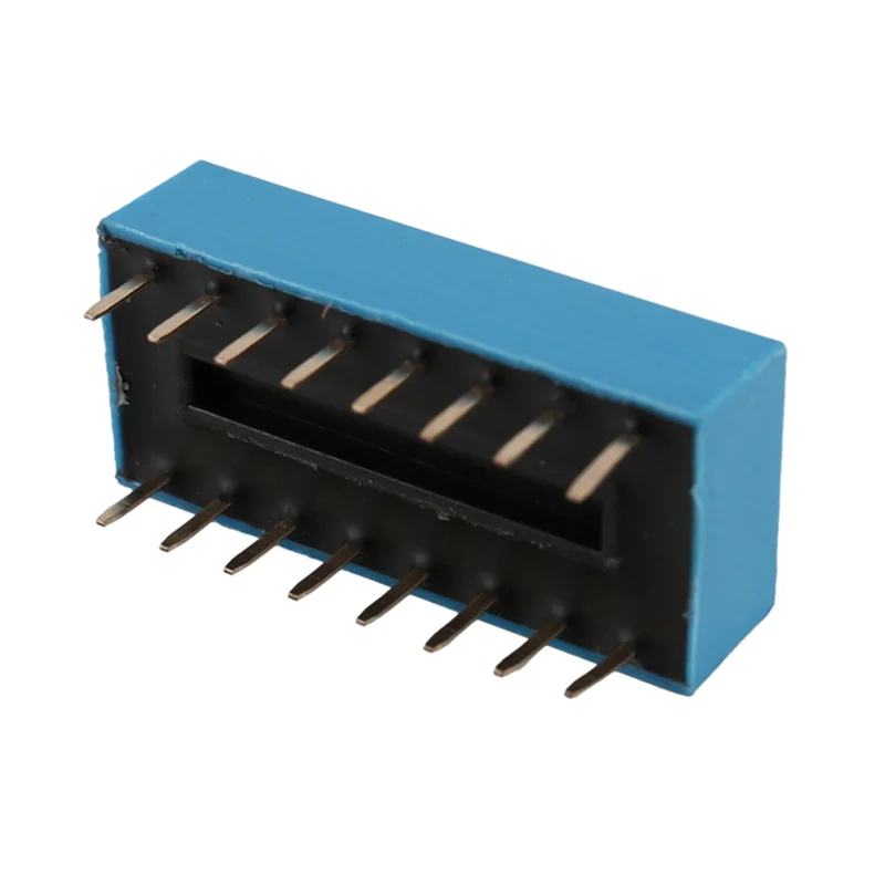30 Stück 2,54 mm Rastermaß 8 Positionen 16-poliger blauer DIP-Schalter 8P