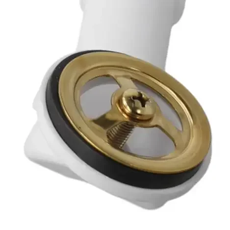 

Даунком для сливной раковины 114 мм, позолоченный фильтр с защитой от перелива для внутреннего диаметра 45,2 мм (G1-1/2 дюйма), винтовая резьба