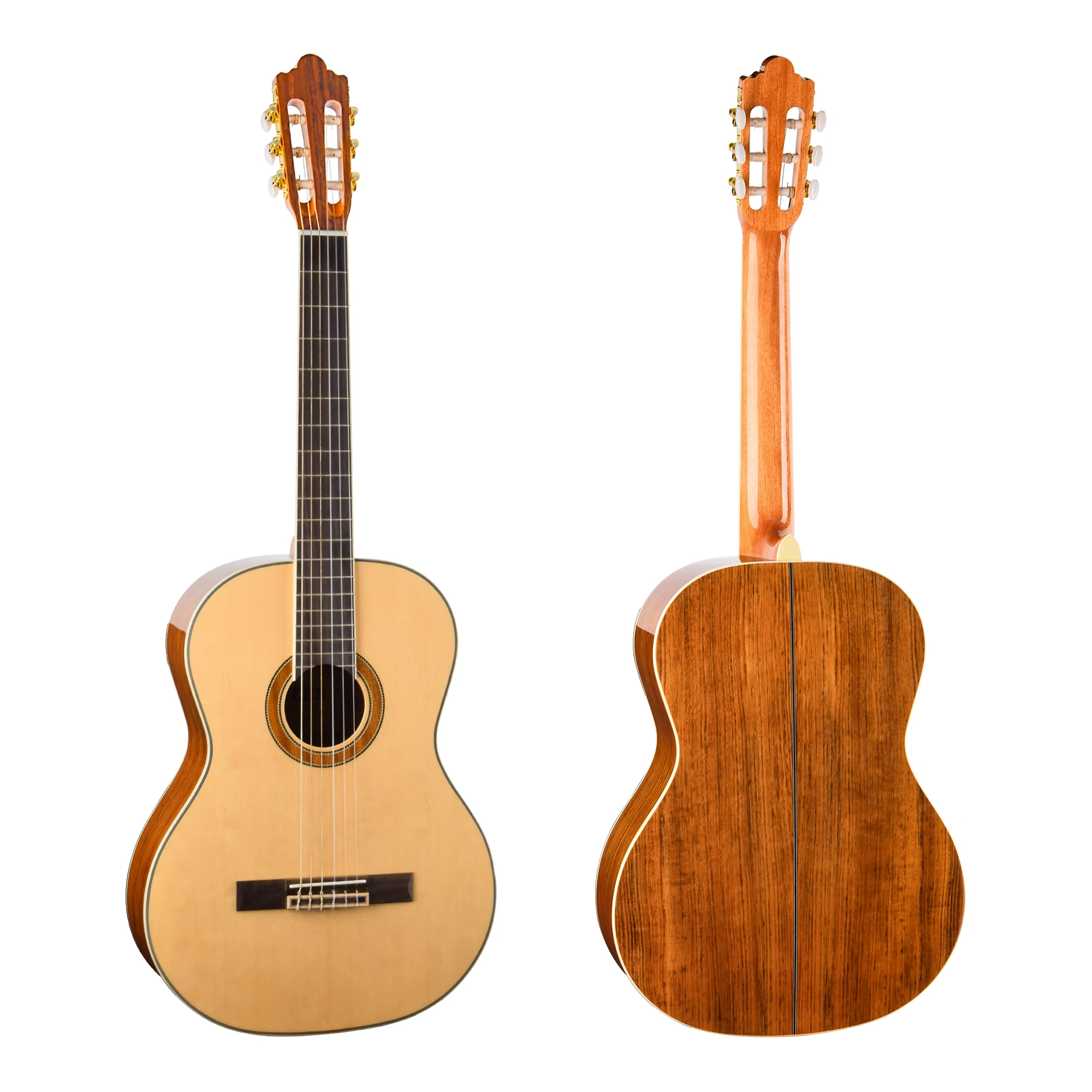 

Musical Instruments China OEM 39 Inch Spruce Top Nylon Strings Classical Guitar
