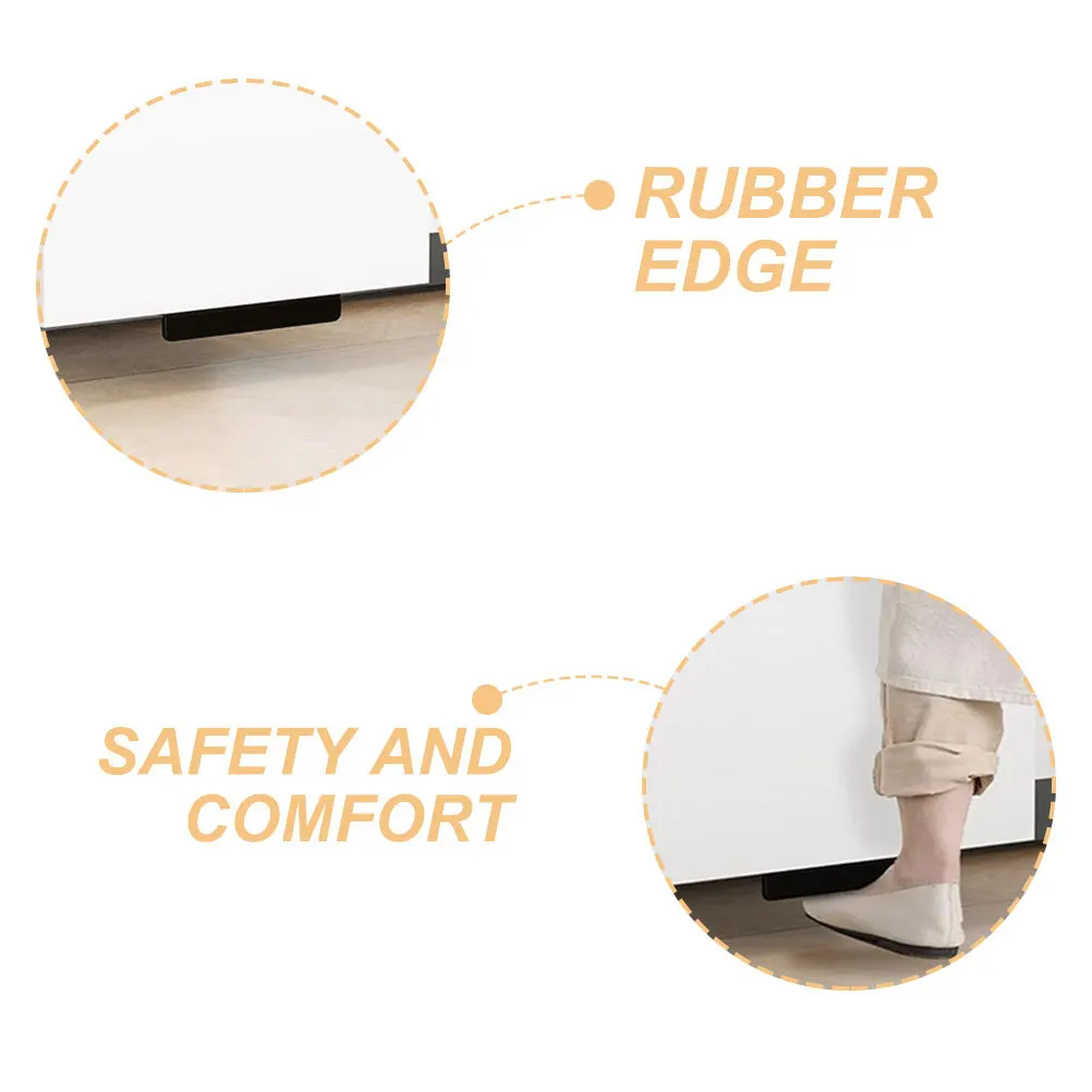 2 قطعة خزانة القدم سحب ل درج القمامة Touchless فتاحة المطبخ بن حاوية النفايات المطاط حافة الكربون الصلب قوي سحب