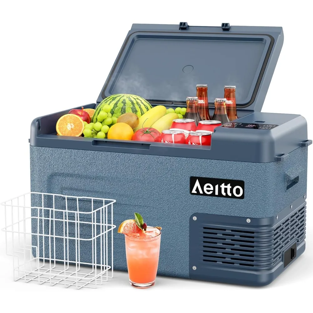 

12 Volt Car Refrigerator 25Quart Car Fridge Freezer Electric Cooler Portable Cooler 12V Fridge RV Refrigerator -4℉-68℉ Temp Con