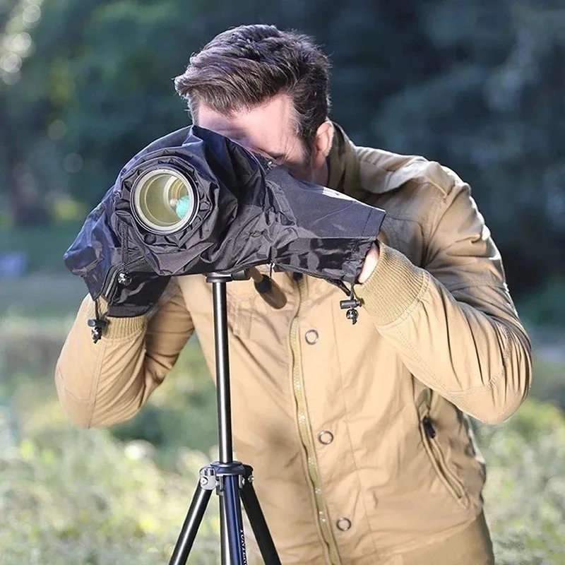 Outdoor DSLR Camera Rain Cover Camera Raincoat Medium Telephoto Lens Rain Cover Camera Dust Cover 1PCS