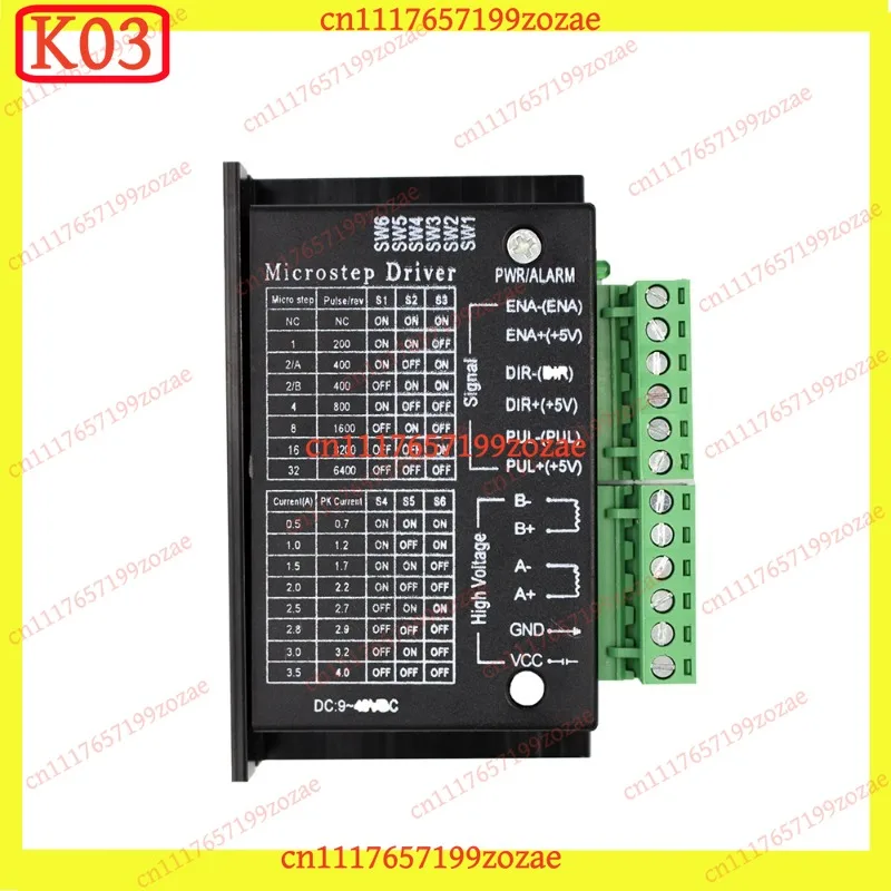k3 NEMA23 Stepper Motor 57HS112-2.8A + TB6600 4A Driver Kit for CNC Router & 3D Printer - High Torque Motion Control Set