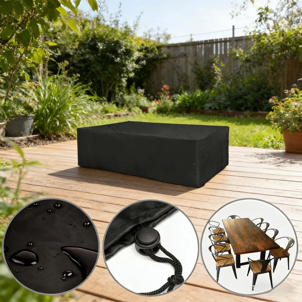 

Водонепроницаемый чехол для уличной мебели из оксфорда 210D, пылезащитный, с защитой от УФ-излучения