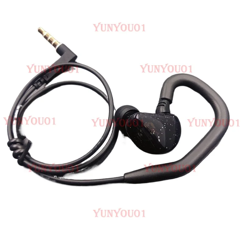 Unilateral Single-ear Fever Monitoring German Subwoofer in-ear Short-line Bluetooth Distribution Wired Sports Earphones