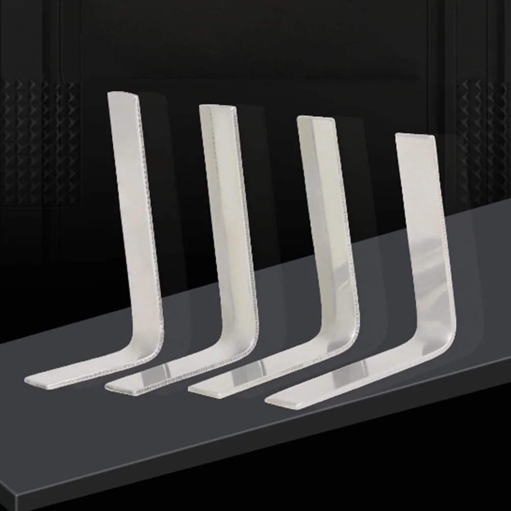 

4 pcs L-Type Key Cover Correction Tool For Saxophone Wind Instrument Repair Steel Right Angle Adjustment Tool Kit