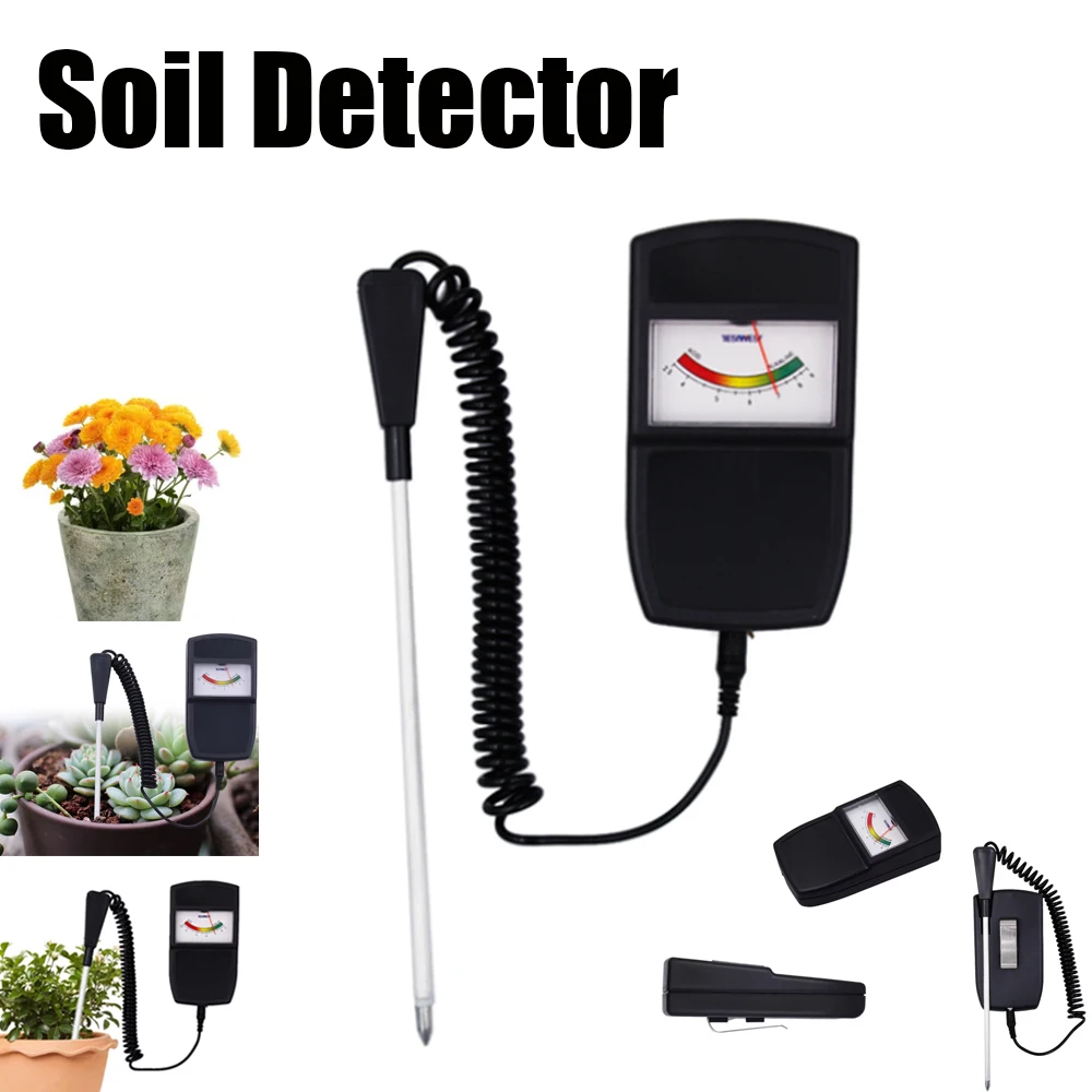 3 in 1 Soil Tester Handheld Soil PH Meter Plant Flowers Pointer Soil Moisture Meter PH Acidity Analyzer Soil Detector For Garden