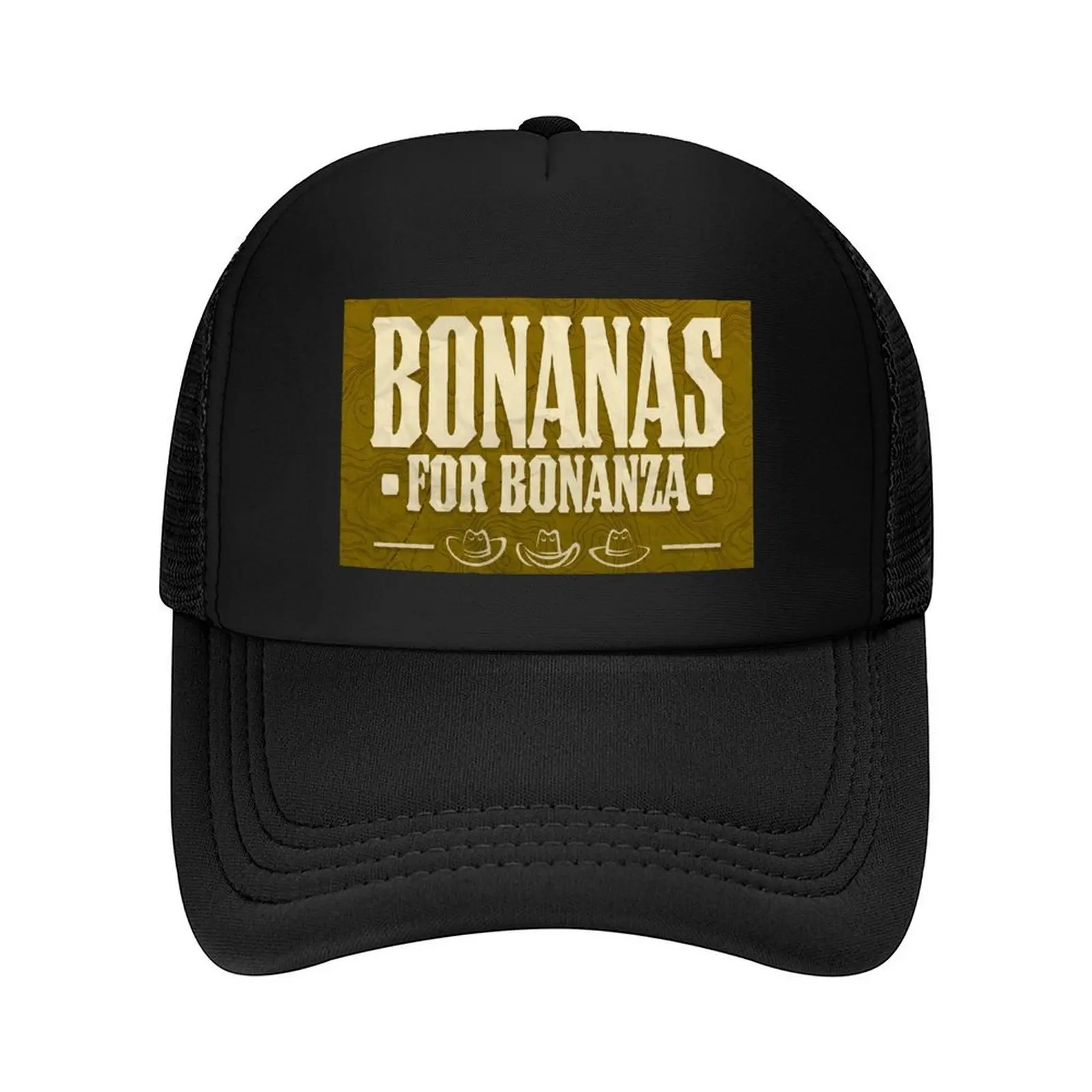 

Bonanas For Bonanza logo Baseball Cap fun hats Rugby New Hat golf hat genuine Woman Men's