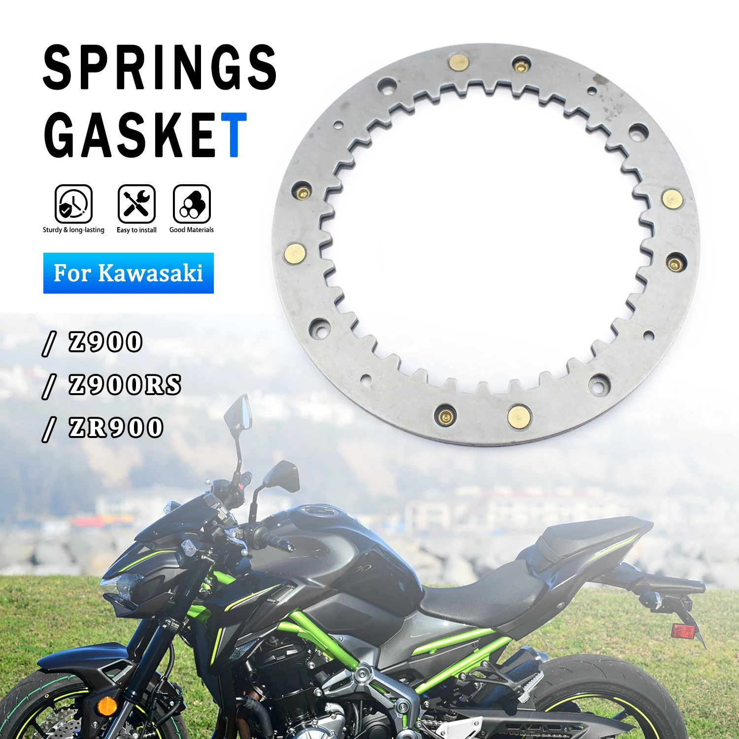 Motorcycle Accessories For Kawasaki Z900 ZR900 2017-2024 ABS 2017-2023 Z900RS ZR900 2018-2024 ABS 2018-2023 Clutch Spring Plate