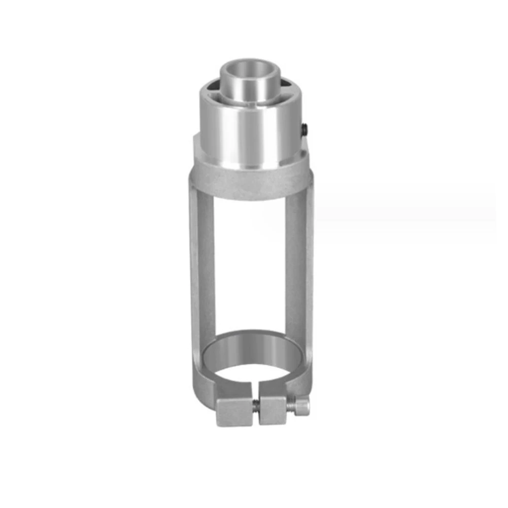 

For Precise Smooth Drilling Fixing Bracket Easy To Install Silver Supports Various Drill Size 53x15x18mm Aluminium Alloy