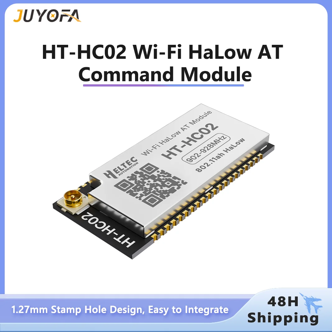 heltec-ht-hc02-wi-fi-halow-atコマンドモジュール-915mhz-ieee-80211ah-サブghz-長距離低消費電力-iot-ワイヤレストランシーバーモジュール