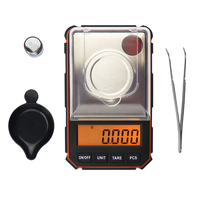 0.001g Electronic Digital Scale Portable Mini Scale Precision Professional Pocket Milligram Scale 50g Calibration Weights