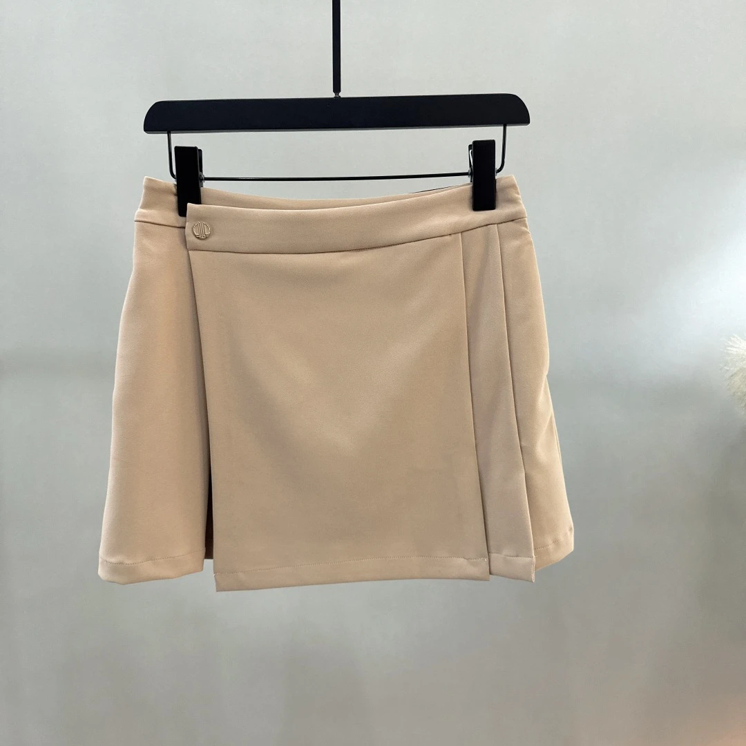 Women's Golf Skirt 26 Fall New Korean Style Slimming Brightening Anti-Exposure Solid Color Sporty Baseball Breathable Quick-Dry