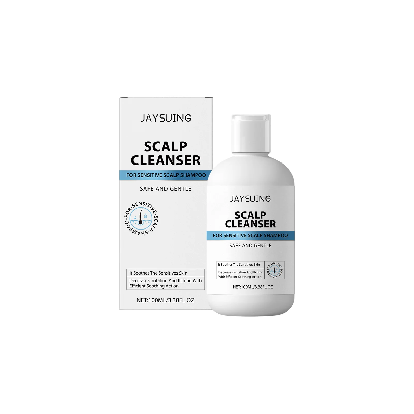 

Jaysuing Scalp Shampoo Gentle Clean Moisturizing Hydrating Repair Soft Hair Shampoo