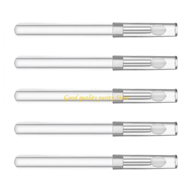 M4ya 5pcs فرشاة الشفاه السيليكون الحفاظ على مكياج الشفاه فرشاة الشفاه الجمال بلا عيب