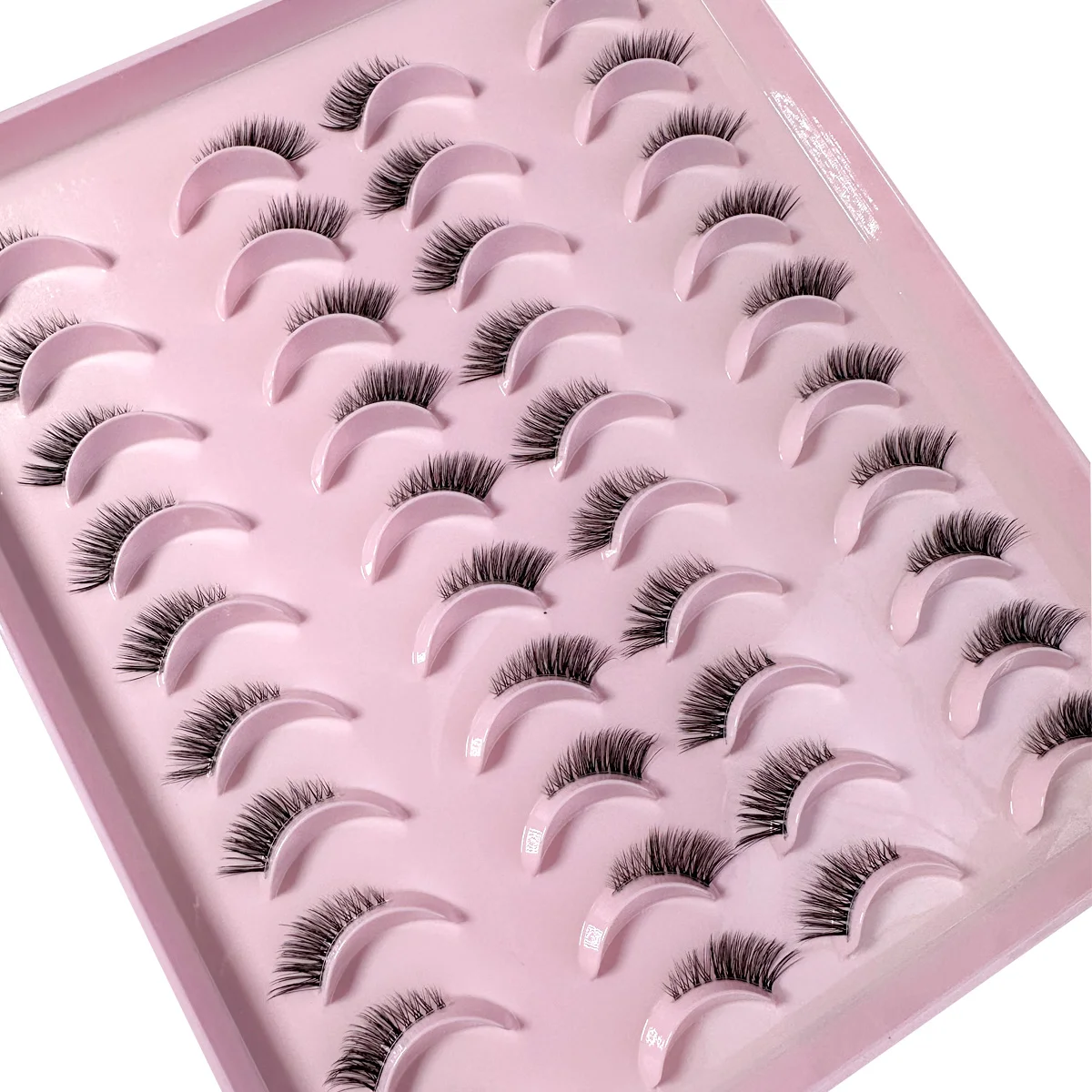 Meia cílios falso vison natural curto olho de gato cílios postiços fofo alado 3d vison raposa cílios maquiagem extensão cílios falso cils