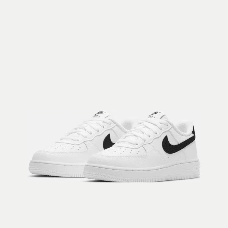 Nike Air Force 1 07 Men and Women Anti Slip Board Shoes Classic Black and White Leather Comfortable and Versatile Low Top Shoes