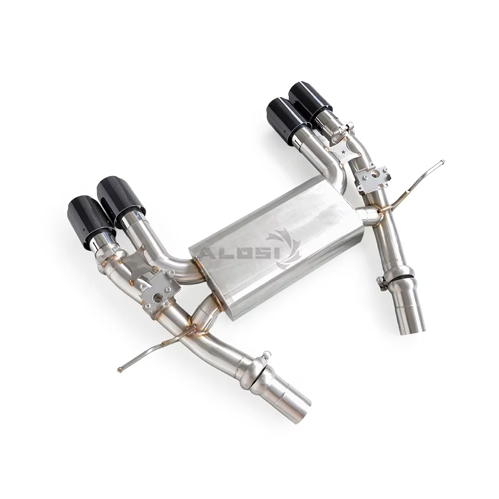 

Нержавеющая задняя выхлопная труба с клапаном для BMW M3 M4 F80 F82 3.0T 2014-2019, высокопроизводительный глушитель выхлопной системы