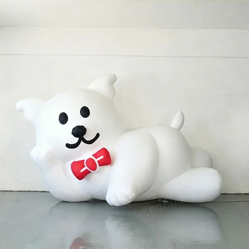 

Inflatable cartoon dog model advertisement inflatable dog mascot, with blower, for decorative use