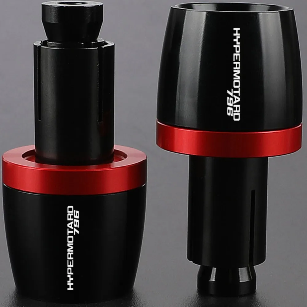 

Motorcycle CNC Accessories For DUCATI HYPERMOTARD 796 2010 2011 2012 Handle Bar Cap End Plug HYPERMOTARD796 Handlebar Grips Ends