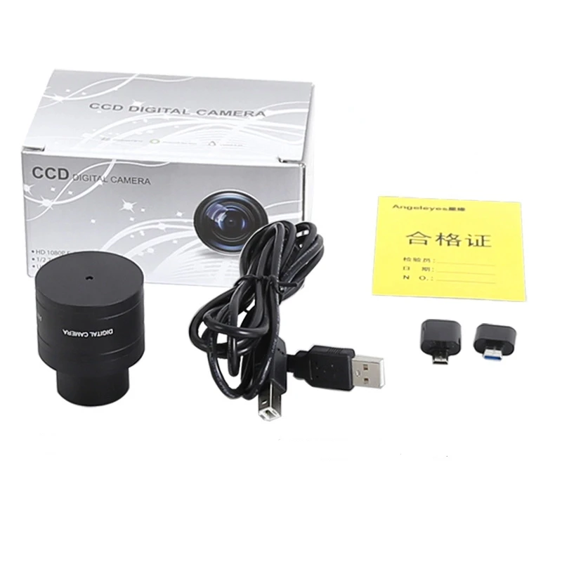 

Электронный окуляр пиксельного цвета мощностью 200 Вт, аксессуары для астрономических телескопов HD, подключенные к компьютеру и мобильному телефону для съемки