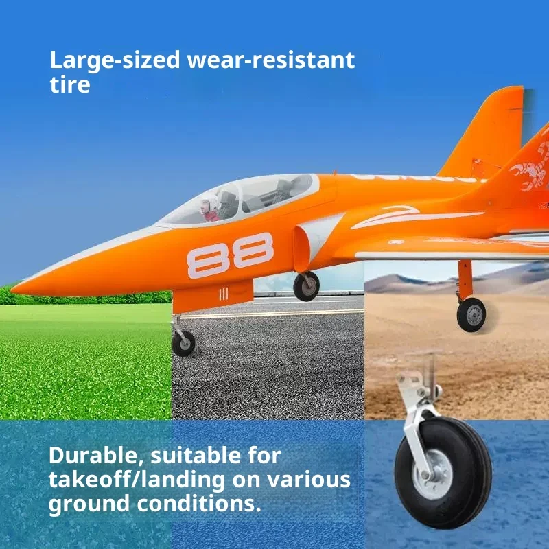 FMS スーパー スコーピオン V2 90mm EDF ジェット PNP RC スポーツプレーン 高性能 6チャンネル ラジコン飛行機 モデル
