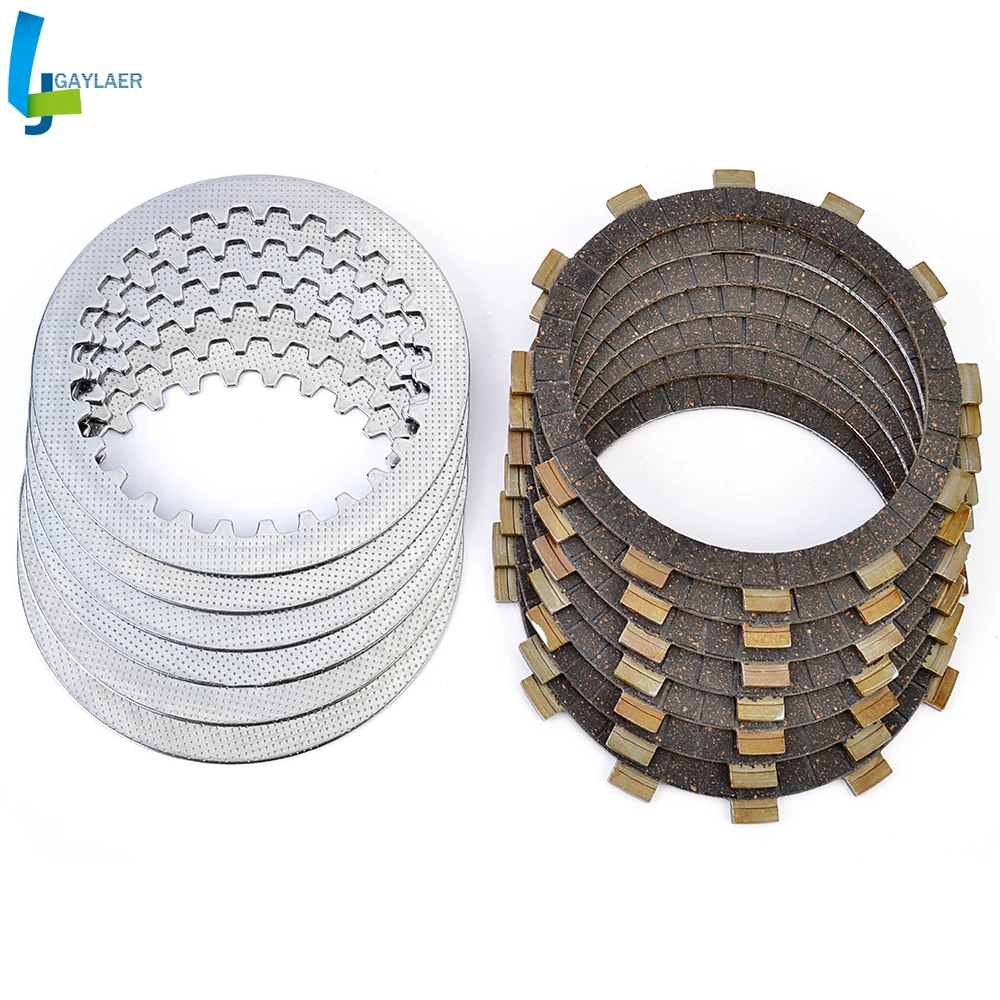 Clutch Friction Disc Plates for Yamaha XS850H XS850LH XS850SH XS850G XS850LG XS850SG 5Y1-16321-00 4H7-16325-00 168-16325-00