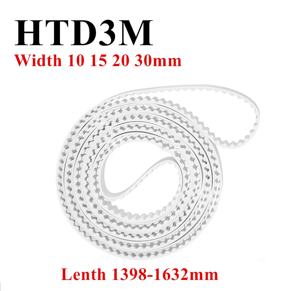 

HTD3M Ring Connection Timing Belt Polyurethane Steel PU Loop Synchronous Belt Timing Belt 10 15 20 30mm Cinturón sincronizado