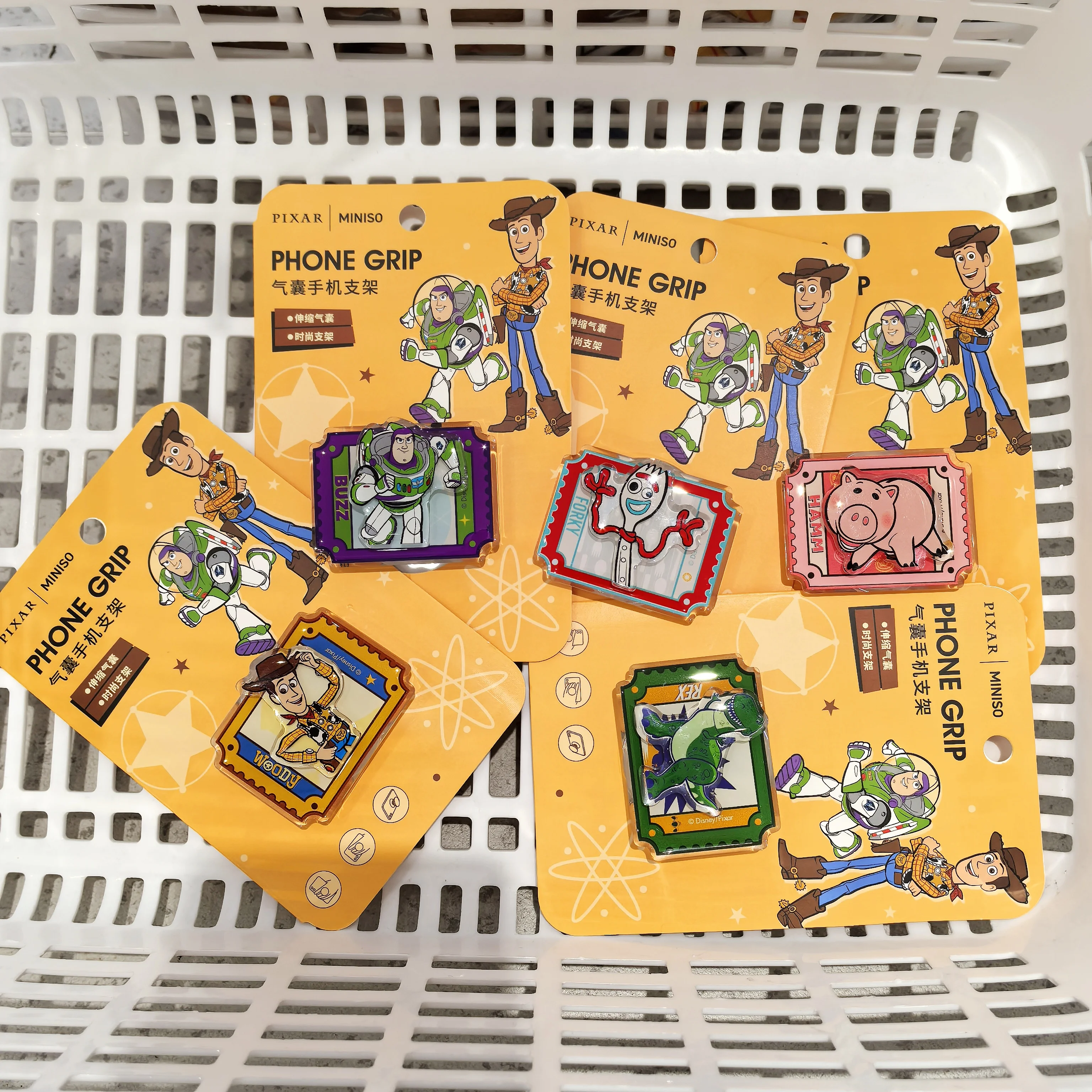 

Toy Story 30th Anniversary Disney Pixar Phone Airbag Stand Holder, Mobile Grip Support for iPhone Samsung Huawei