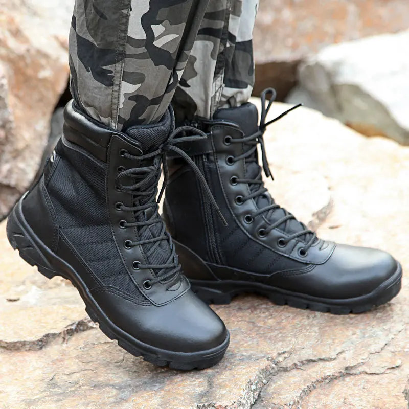 

Мужские ботинки, армейские мужские камуфляжные ботильоны, тактические ботинки большого размера 36–47, мужская обувь, рабочая защитная обувь, мотоциклетная обувь
