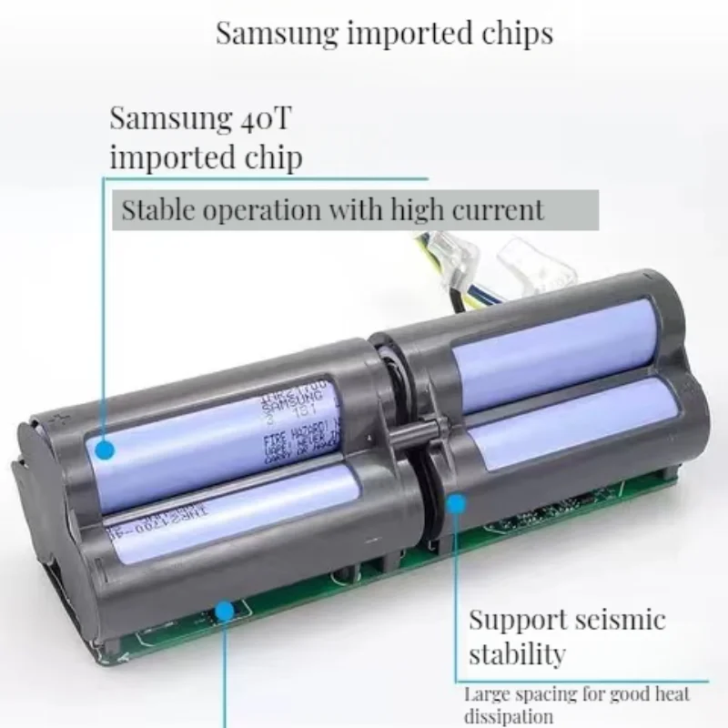 Akumulator 4000 mAh do Dreame H11 MAX H12 VWV8 VWV9 Nowy akumulator litowo-jonowy Ręczny bezprzewodowy inteligentny odkurzacz na mokro i sucho