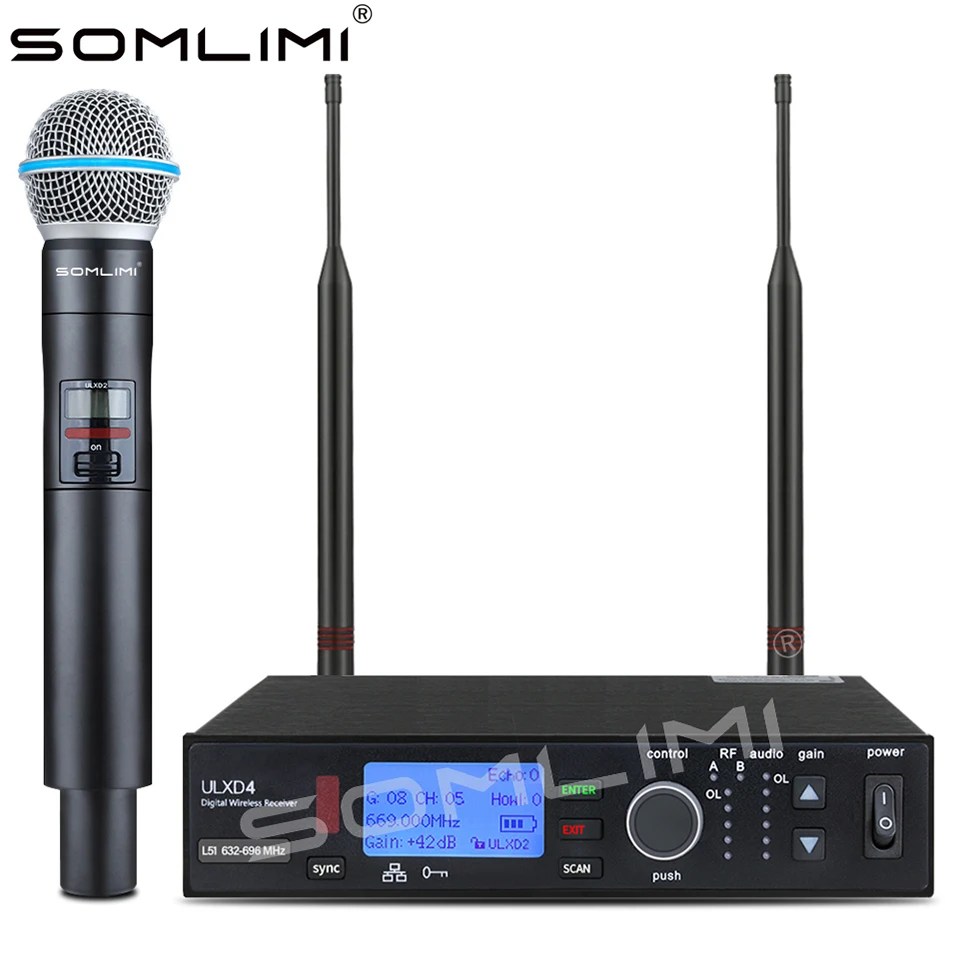 SOMLIMI-UL-B58 High-Quality Wireless Professional Microphone