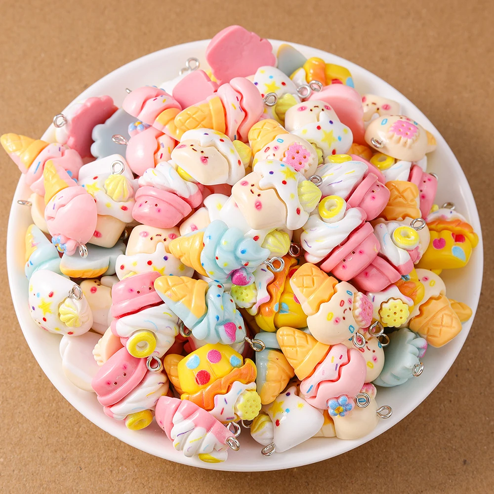 จี้เรซิ่นรูปไอศกรีมน่ารักแบบสุ - Food Zinc บทวิจารณ์และราคา
