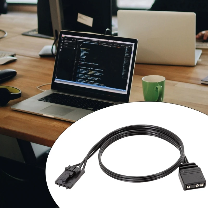 Kabel do konwersji 4Pin na 3Pin do koncentratorów oświetleniowych Niestandardowe konfiguracje oświetlenia komputera