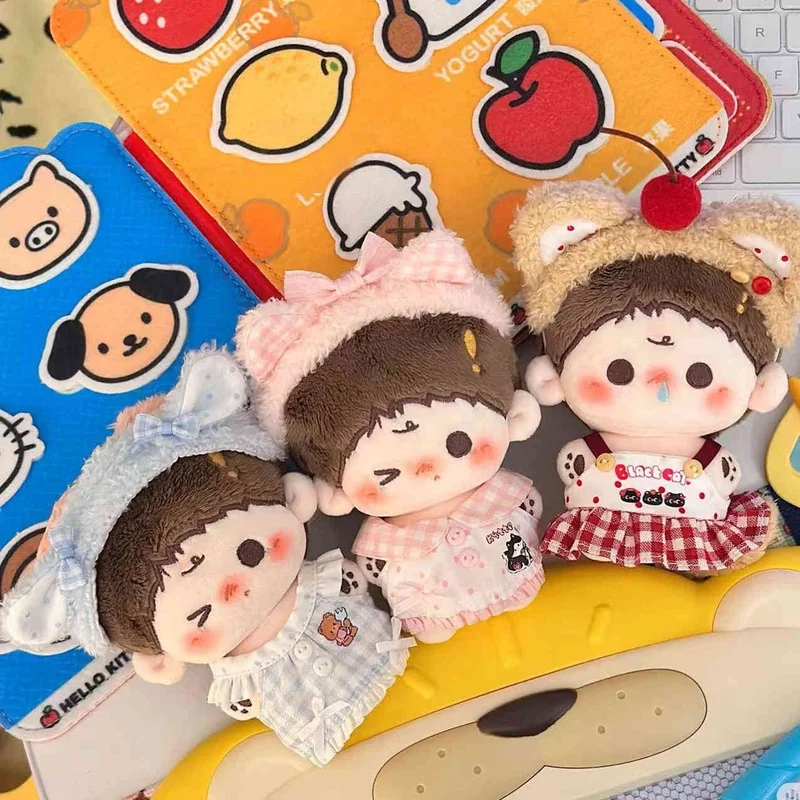 

10cm Summer New Candy Cute Fun House Series Cotton Doll Doll Clothing Series Dress Doll Suit Dress For Kawaii Without Attributes
