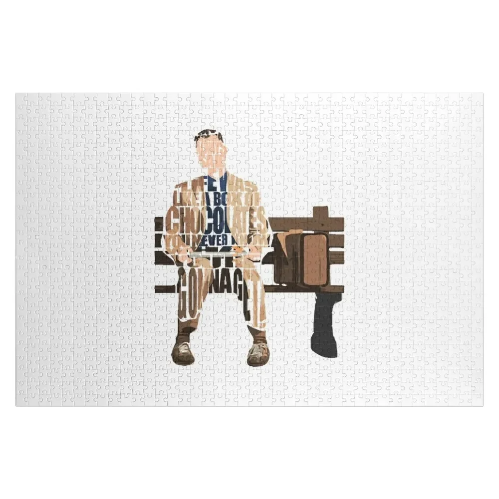 

Forrest Gump Jigsaw Puzzle Custom Wooden Gift Customs With Photo Wooden Decor Paintings Puzzle