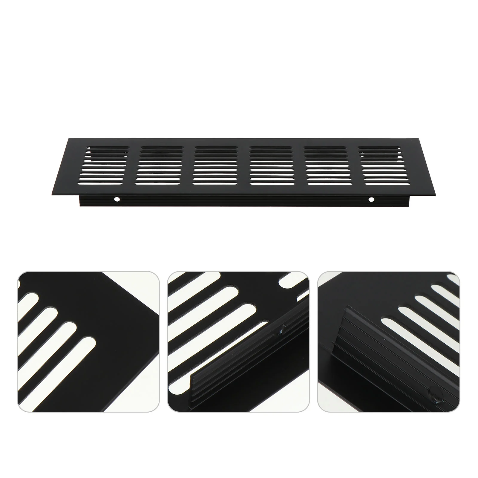 

4 Pcs Ventilation Net Air Grille Cover Metal Exhaust Furniture Sink Anti-rain Aluminum Alloy